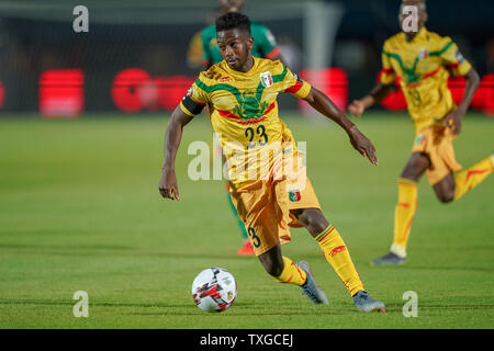 June 24, 2019: Abdoulaye Diaby of Mali during the 2019 African Cup of Nations match between Mali and Mauritania at the Suez Army stadium in Suez, Egypt. Ulrik Pedersen/CSM. Stock Photo