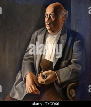 Portrait of my Father by Salvador Dali (1904-1989) Spanish surrealist painter. Dated 1921 Stock Photo