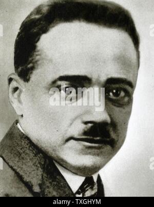 Engelbert Dollfuss (1892 ñ1934) Austrian statesman.  Federal Chancellor in 1932 in the midst of a crisis for the conservative government.  Dollfuss was assassinated as part of a failed coup attempt by Nazi agents in 1934. Stock Photo