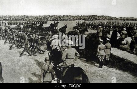 German Army military parade 1932 Stock Photo