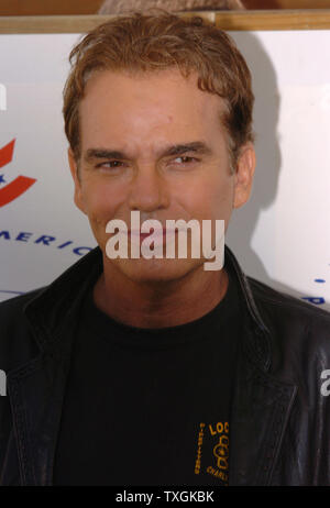 Actor and director Billy Bob Thornton poses for photographers at a photocall at the American Pavilion May 18, 2004 during the Cannes Film Festival in Cannes, France. (UPI Photo/Christine Chew) Stock Photo