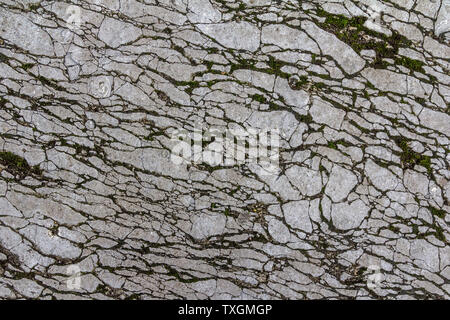 Cracked marble tile texture. Creviced granite background. Abstract marble stone pattern. Antique surface texture Stock Photo
