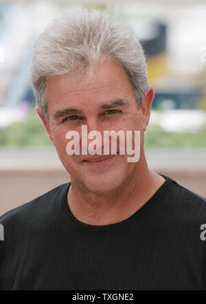 Ben Sliney, the National Operations Manager for the Federal Aviation Authority on September 11, 2001, arrives at a photo call for his film 'United 93' at the 59th Annual Cannes Film Festival in Cannes, France on May 26, 2006.           (UPI Photo/David Silpa) Stock Photo