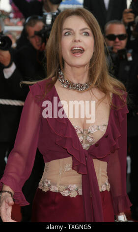 French actress Cyrielle Claire arrives on the red carpet before a