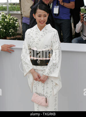 Actress Yoshino Kimura arrives at a photocalll for the film 'Blindness' at the 61st Annual Cannes Film Festival in Cannes, France on May 14, 2008.   (UPI Photo/David Silpa) Stock Photo