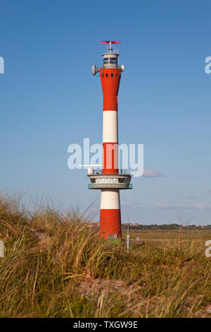 geography / travel, Germany, Lower Saxony, New lighthouse on isle Wangerooge, East Frisian Islands, Additional-Rights-Clearance-Info-Not-Available Stock Photo