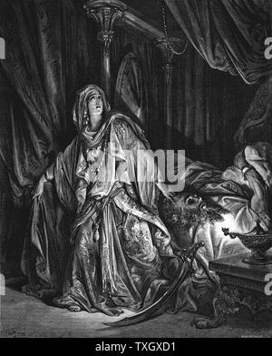 Judith, Jewish Heroine, Having Gained Confidence Of Assyrian General 