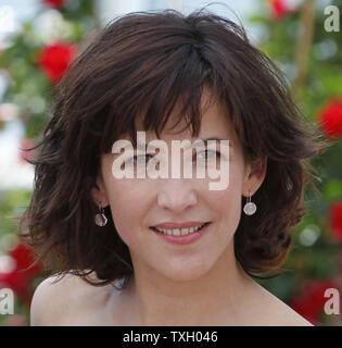 Actress Sophie Marceau arrives at a photocall for the film 'Ne te retourne pas' at the 62nd annual Cannes Film Festival in Cannes, France on May 16, 2009.   (UPI Photo/David Silpa) Stock Photo