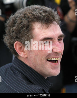 Actor Steve Evets arrives at a photocall for the film 'Looking for Eric' at the 62nd annual Cannes Film Festival in Cannes, France on May 18, 2009.   (UPI Photo/David Silpa) Stock Photo
