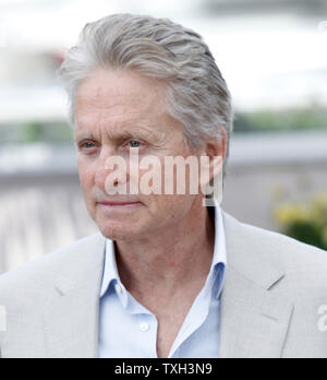 Michael Douglas arrives at a photocall for the film 'Wall Street: Money Never Sleeps' at the 63rd annual Cannes International Film Festival in Cannes, France on May 14, 2010.   UPI/David Silpa Stock Photo