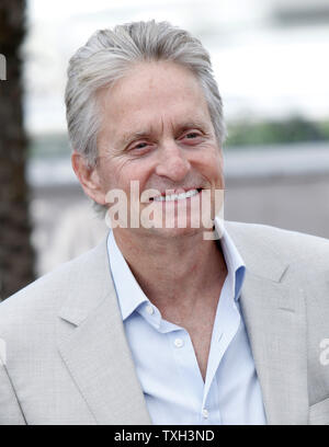 Michael Douglas arrives at a photocall for the film 'Wall Street: Money Never Sleeps' at the 63rd annual Cannes International Film Festival in Cannes, France on May 14, 2010.   UPI/David Silpa Stock Photo