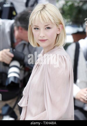 Haley Bennett arrives at a photocall for the film 'Kaboom' at the 63rd annual Cannes International Film Festival in Cannes, France on May 15, 2010.   UPI/David Silpa Stock Photo