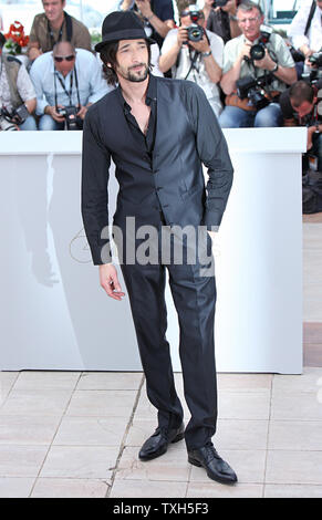 Adrien Brody arrives at a photocall for the film 'Midnight in Paris' at the 64th annual Cannes International Film Festival in Cannes, France on May 11, 2011.   UPI/David Silpa Stock Photo