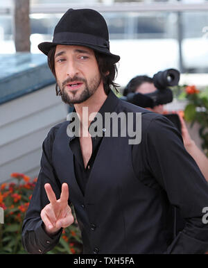 Adrien Brody arrives at a photocall for the film 'Midnight in Paris' at the 64th annual Cannes International Film Festival in Cannes, France on May 11, 2011.   UPI/David Silpa Stock Photo