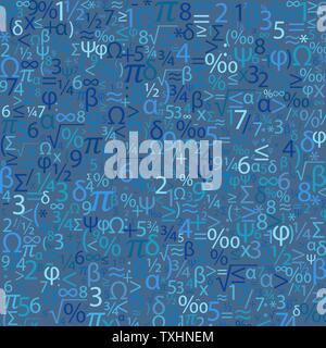 Colorful background with numbers, vector Stock Vector