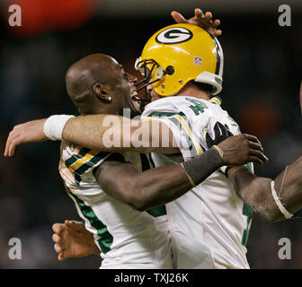 Quarterback Brett Favre #4 of the Green Bay Packers in action.Circa the  1990's. (Icon Sportswire via AP Images Stock Photo - Alamy