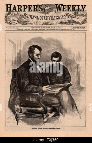 USAリンカーン大統領HARPER’S WEEKLY 3月18日 1865年新聞 USAリンカーン大統領HARPER'S WEEKLY 3月18日 1865年新聞 USA