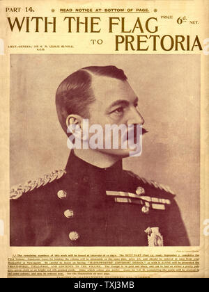 1900 With The Flag To Pretoria magazine part 14 Boer War Lt-General Sir Leslie Rundle Stock Photo