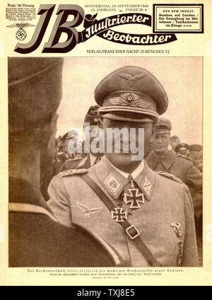 1940 Illustrierte Beobachter Hermann Goring Stock Photo