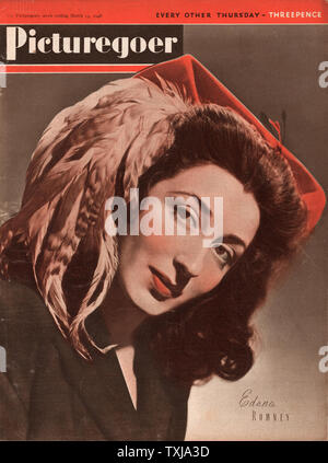 1948 Picturegoer magazine front page actress Edana Romney Stock Photo