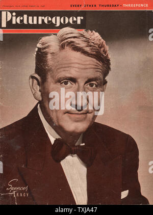 1948 Picturegoer magazine front page actor Spencer Tracy Stock Photo
