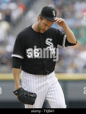 July 23, 2009: White Sox pitcher Mark Buehrle throws perfect game