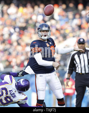 Former Minnesota Vikings defensive end Jared Allen sounds the Gjallarhorn  before an NFL football game between the Minnesota Vikings and the Arizona  Cardinals, Sunday, Oct. 30, 2022, in Minneapolis. (AP Photo/Bruce Kluckhohn