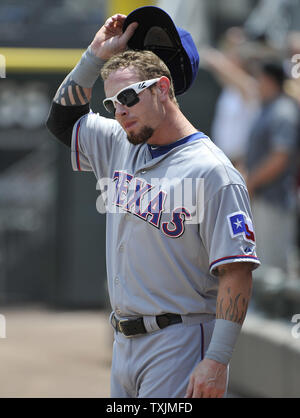 Texas Rangers' Josh Hamilton during a baseball game against the Baltimore  Orioles Friday, July 9, 2010, in Arlington, Texas. (AP Photo/Tony Gutierrez  Stock Photo - Alamy