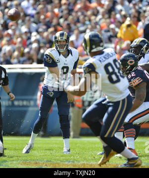 Sam Roush Chicago Bears tight end Sam Roush (87) runs with the ball after making ...