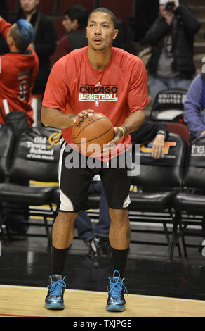 derrick rose warm up
