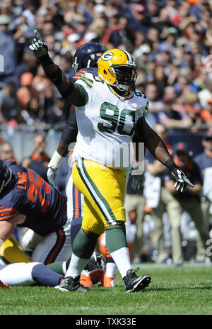 Green Bay Packers Defensive Tackle Kenny Clark (97) Celebrates A Sack ...