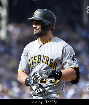 Pittsburgh Pirates catcher Francisco Cervelli stands in the dugout before a  baseball game against the San Francisco Giants in Pittsburgh, Saturday,  April 20, 2019. (AP Photo/Gene J. Puskar Stock Photo - Alamy