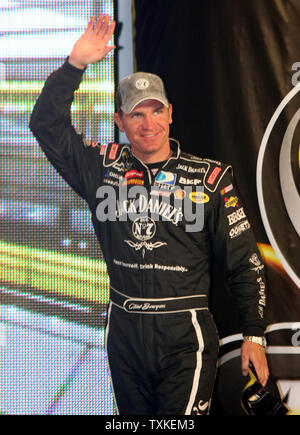 Clint Bowyer During Driver Introductions Prior To The Start Of The 