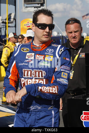Race car driver Kyle Busch before the start of the NASCAR Coca-Cola 600 Race at the Charlotte Motor Speedway in Concord, North Carolina on May 30, 2010.        UPI/Nell Redmond . Stock Photo