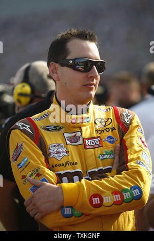Race car driver Kyle Busch on pit road before the NASCAR Coca-Cola 600 Race at the Charlotte Motor Speedway in Concord, North Carolina on May 29, 2011.    UPI/Nell Redmond . Stock Photo