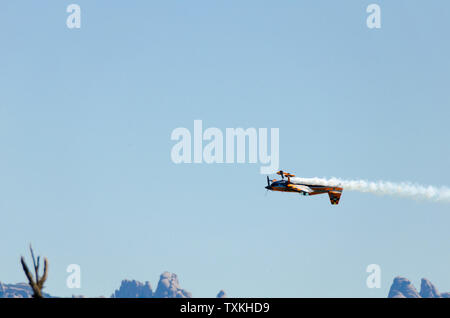 Igualada-Odena, Barcelona May 05 of 2019. Aerosport 27 contest of general and sports aeronautics. Aerial exhibition Stock Photo