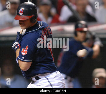 Boston Red Sox pitcher Tim Wakefield reacts following a home run hit by  Tampa Bay Devil Rays designated hitter Jonny Gomes at Fenway Park in Boston  on April 20, 2006. Tampa Bay