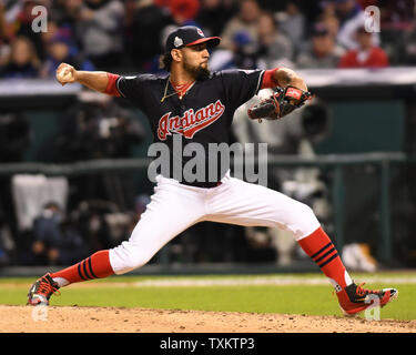 Chicago Cubs third baseman Kris Bryant blows bubblegum while returning to  the dugout during the second inning while playing the Cleveland Indians in  the annual Big League Weekend baseball game at …