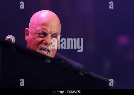 Billy Joel performs a concert at Progressive Field in Cleveland, Ohio July 14, 2017. Photo by Aaron Josefczyk/UPI Stock Photo