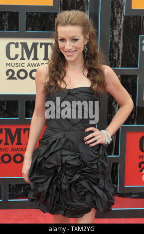 Jessica Harp arrives for the Country Music Television (CMT) Music Awards in Nashville, Tennessee, on June 16, 2009.    (UPI Photo/Roger L. Wollenberg) Stock Photo