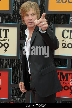 Jack Ingram arrives for the Country Music Television (CMT) Music Awards in Nashville, Tennessee, on June 16, 2009.    (UPI Photo/Roger L. Wollenberg) Stock Photo