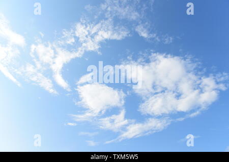 Blue Sky White Cloud Stock Photo