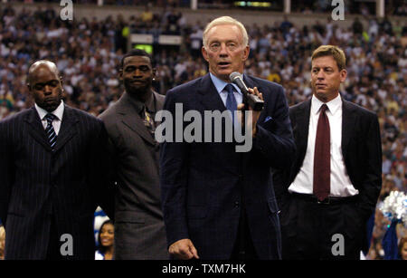 Former Dallas Cowboys player Michael Irvin was inducted into the Cowboy's  Ring of Honor at Texas Stadium during halftime of the Dallas-Washington  game September 19, 2005. The Triplets as they were known