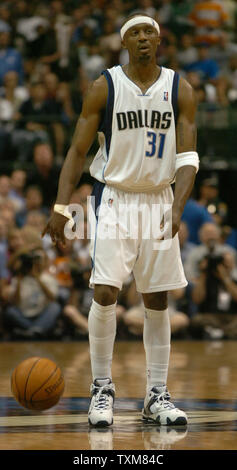 The Mav's Jason Terry in the Dallas Mavericks-Utah Jazz game April 16, 2006  at the American Airlines Center in Dallas, Texas. (UPI Photo/Ian Halperin  Stock Photo - Alamy