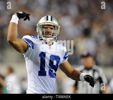 Dallas Cowboys wide receiver Austin Miles scampers across the end zone to  score the Cowboys winning touchdown during fourth quarter Philadelphia  Eagles-Dallas Cowboys game action in Philadelphia at Lincoln Financial  Field November