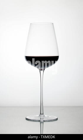 Backlight red wine Stock Photo