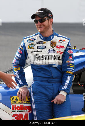 Dale Earnhardt Jr. on pit road prior to the start of a Busch Series ...