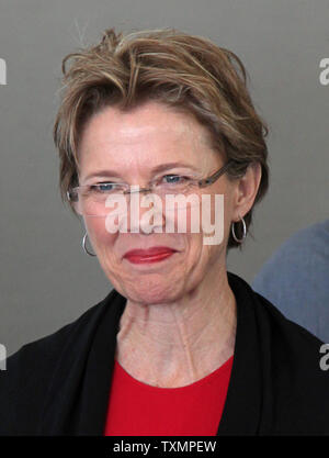 Annette Bening arrives at a photocall for the film 'Mother & Child' during the 36th American Film Festival of Deauville in Deauville, France on September 9, 2010.    UPI/David Silpa Stock Photo