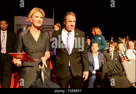 Gov. Andrew Cuomo (D-NY) and Sandra Lee arrive for the first presidential debate between Hillary Clinton and Donald Trump at Hofstra University in Hempstead, New York on September 26, 2016. The debate is expected to draw a record TV audience.   Photo by Pat Benic/UPI Stock Photo