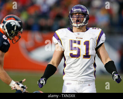 Minnesota vikings linebacker ben leber hi-res stock photography and images  - Alamy